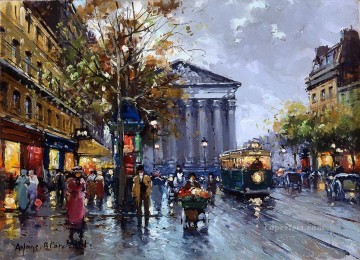 AB rue royal madeleine 2 Parisian Oil Paintings